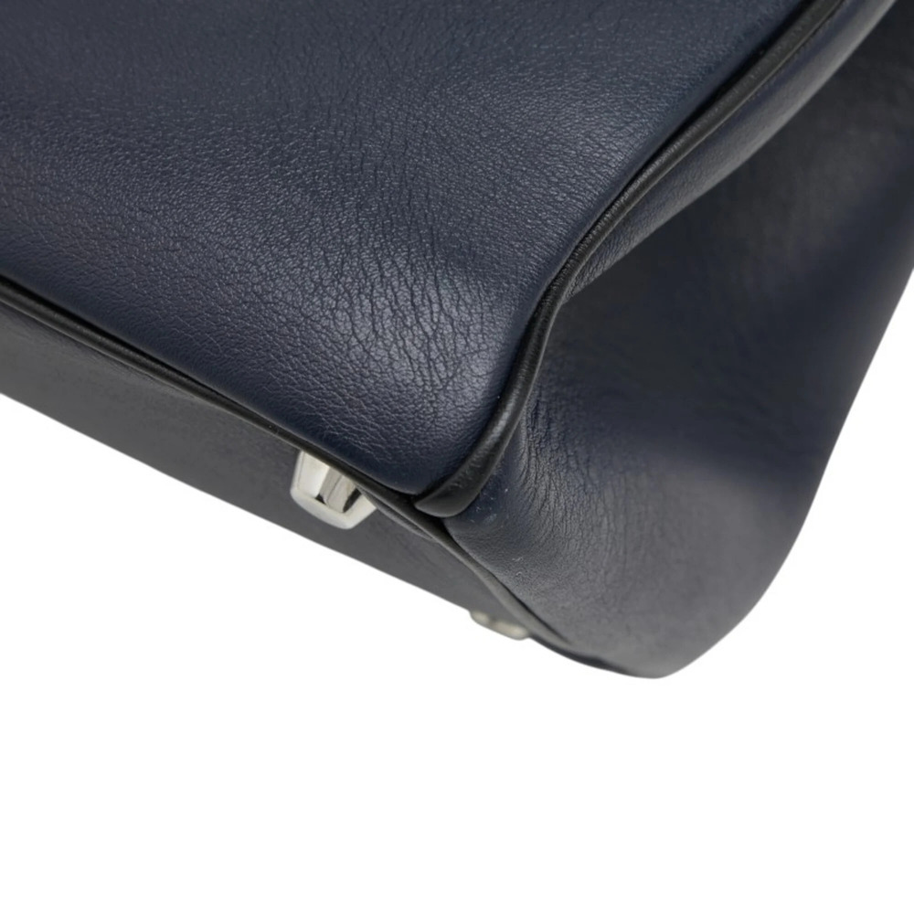 CHRISTIAN DIOR Blue Leather Shoulder Bag - Picture 5 of 14